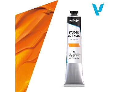 13 Studio Acrylic - Azo Yellow Orange - zdjęcie 1