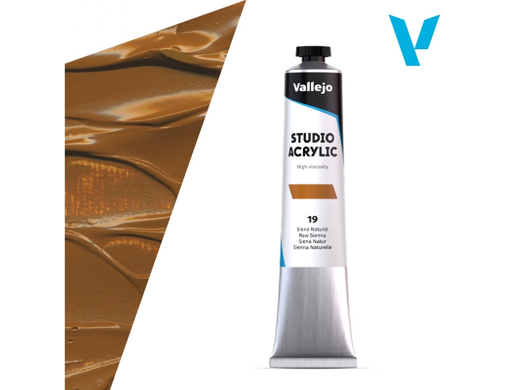 19 Studio Acrylic - Raw Sienna - zdjęcie 1