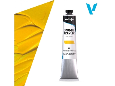 22 Studio Acrylic - Cadmium Yellow Deep (Hue) - zdjęcie 1
