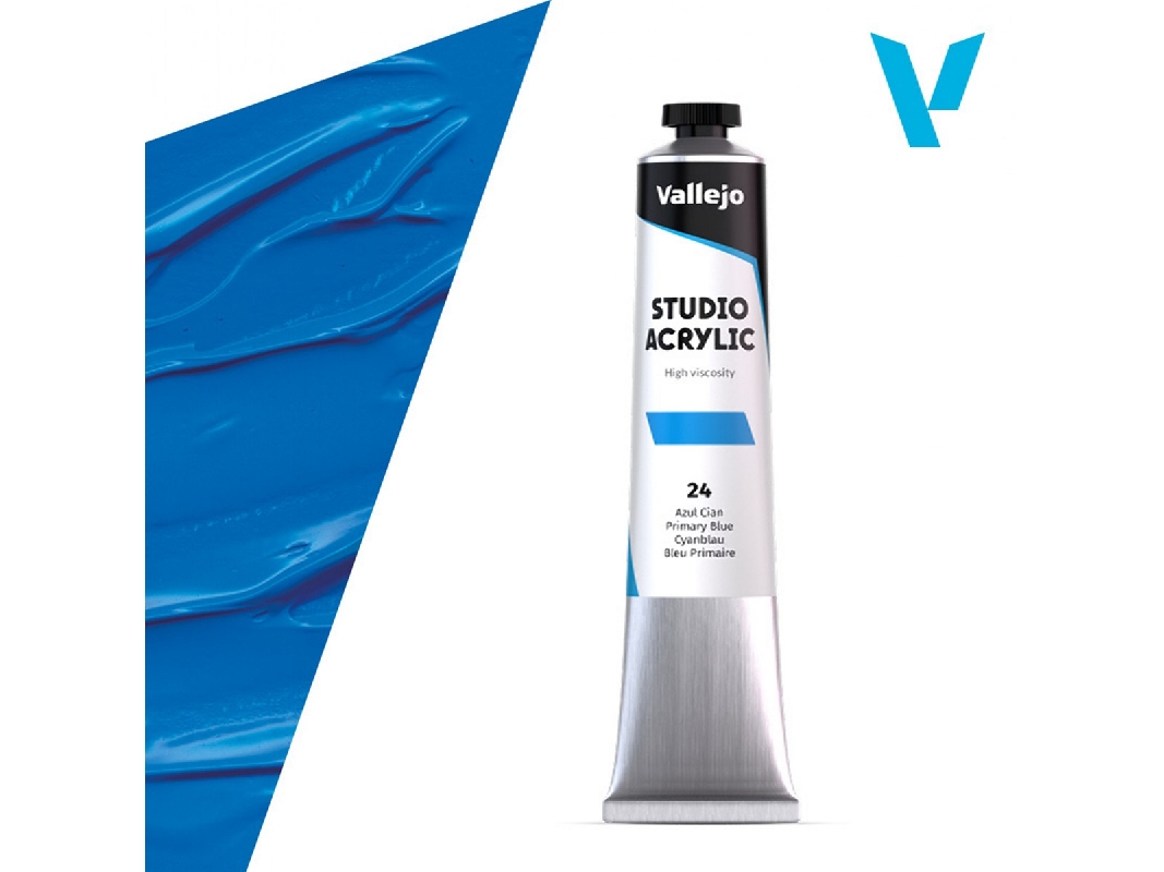 24 Studio Acrylic - Primary Blue - zdjęcie 1