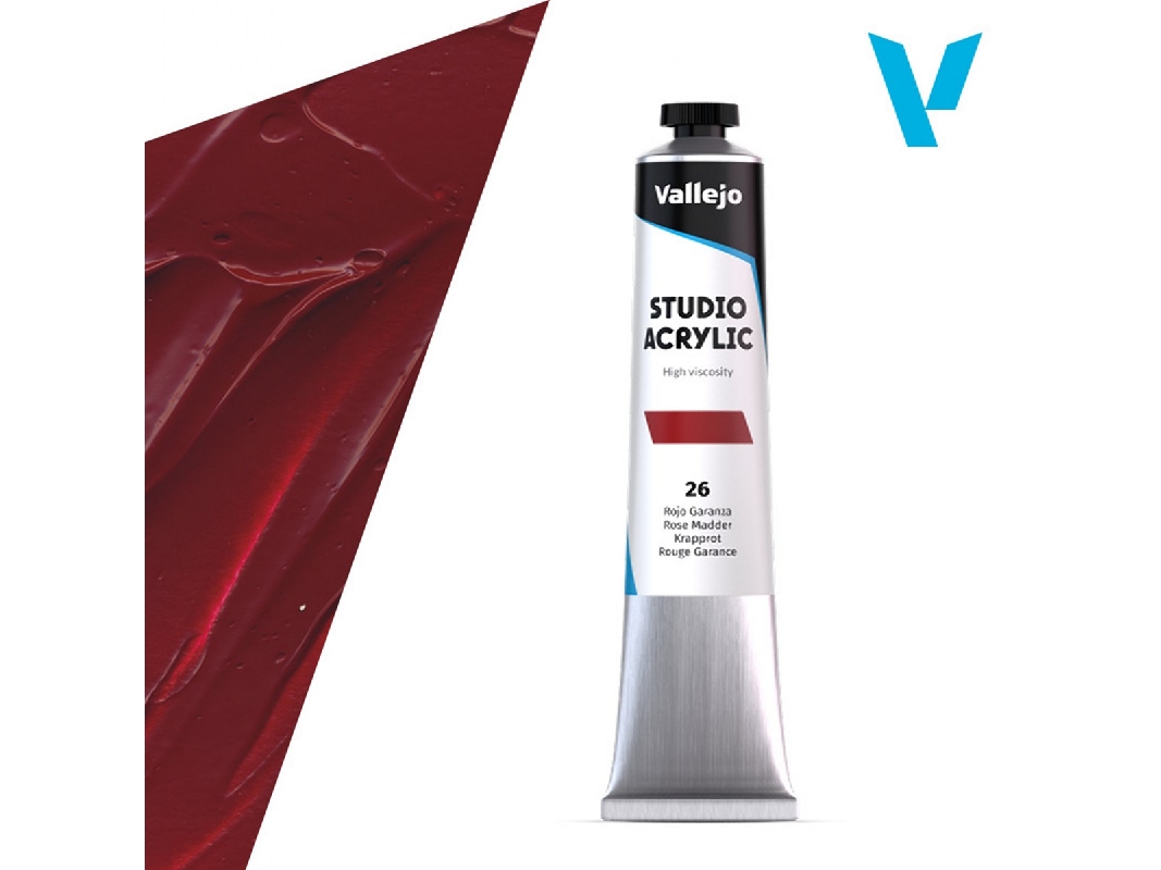 26 Studio Acrylic - Madder Red (Hue) - zdjęcie 1
