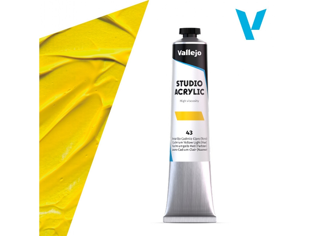 43 Studio Acrylic - Cadmium Light Yellow (Hue) - zdjęcie 1