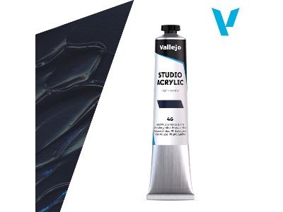 46 Studio Acrylic - Prussian Blue Phtalo - zdjęcie 1