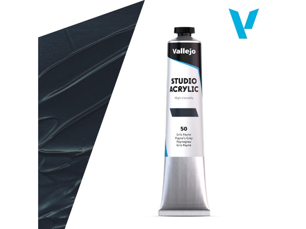 50 Studio Acrylic - Payne's Grey - zdjęcie 1