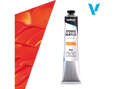 932 Studio Acrylic - Fluorescent Orange - zdjęcie 1