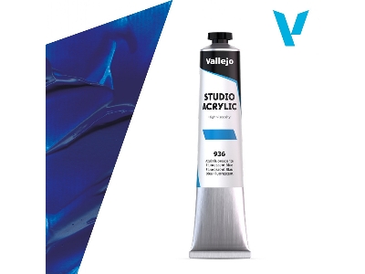 936 Studio Acrylic - Fluorescent Blue - zdjęcie 1