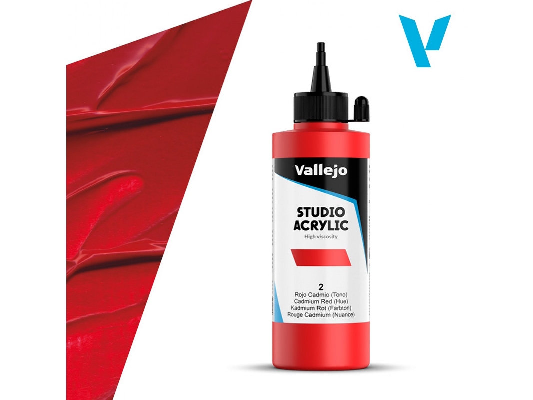 2 Studio Acrylic - Cadmium Red (Hue) - zdjęcie 1