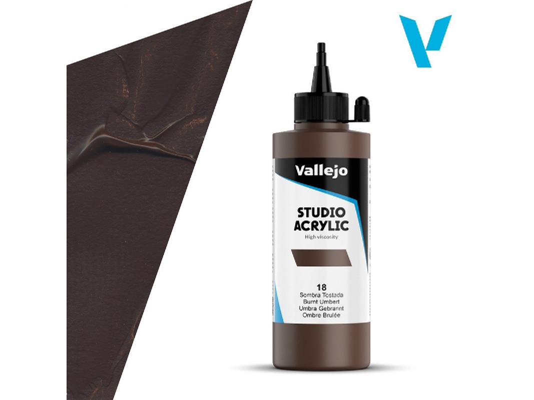 18 Studio Acrylic - Burnt Umber (Hue) - zdjęcie 1