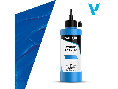 63 Studio Acrylic - Cyan  Blue Dark - zdjęcie 1