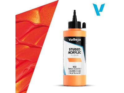 932 Studio Acrylic - Fluorescent Orange - zdjęcie 1