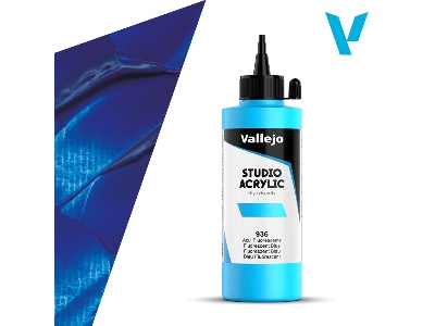 936 Studio Acrylic - Fluorescent Blue - zdjęcie 1