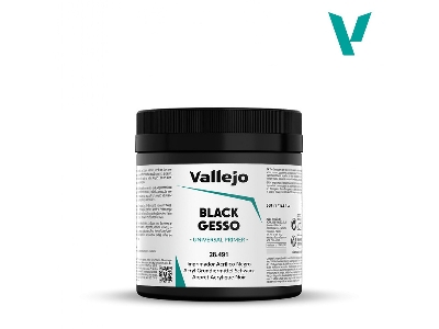 28491 Artist Gesso Black Universal Primer - zdjęcie 1