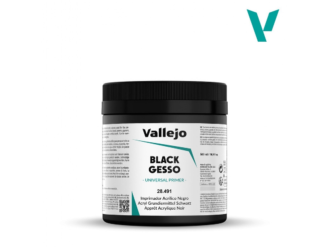 28491 Artist Gesso Black Universal Primer - zdjęcie 1
