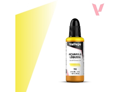 110 Liquid Watercolor - Lemon Yellow - zdjęcie 1