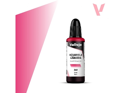 340 Liquid Watercolor - Pink - zdjęcie 1