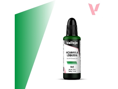 540 Liquid Watercolor - Spring Green - zdjęcie 1