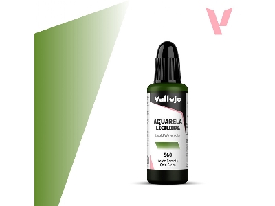 560 Liquid Watercolor - Gold Green - zdjęcie 1