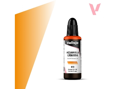 610 Liquid Watercolor - Golden Brown - zdjęcie 1