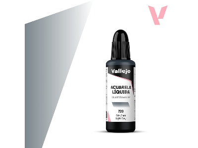 720 Liquid Watercolor - Light Grey - zdjęcie 1