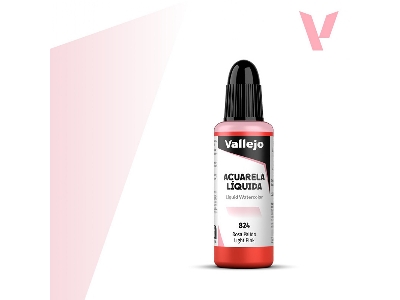 824 Liquid Watercolor - Light Pink - zdjęcie 1