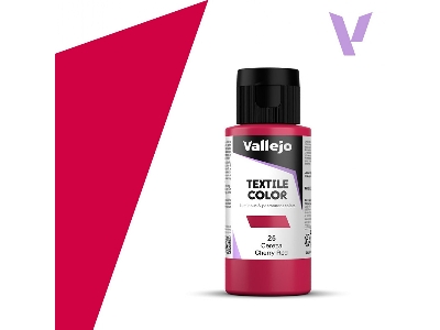 25 Textile Color - Cherry Red - zdjęcie 1