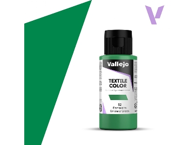 52 Textile Color - Emerald Green - zdjęcie 1