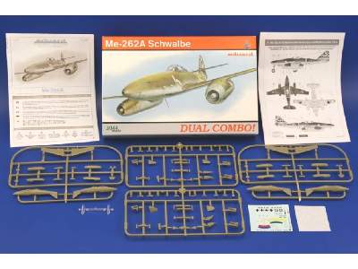  Me 262A Schwalbe DUAL COMBO 1/144 - zestaw 2 modele - zdjęcie 2