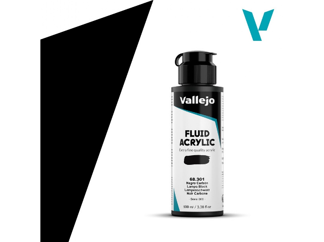 68301 Fluid Acrylic - Lamp Black - zdjęcie 1