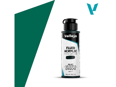 68407 Fluid Acrylic - Phthalocyanine Green - zdjęcie 1