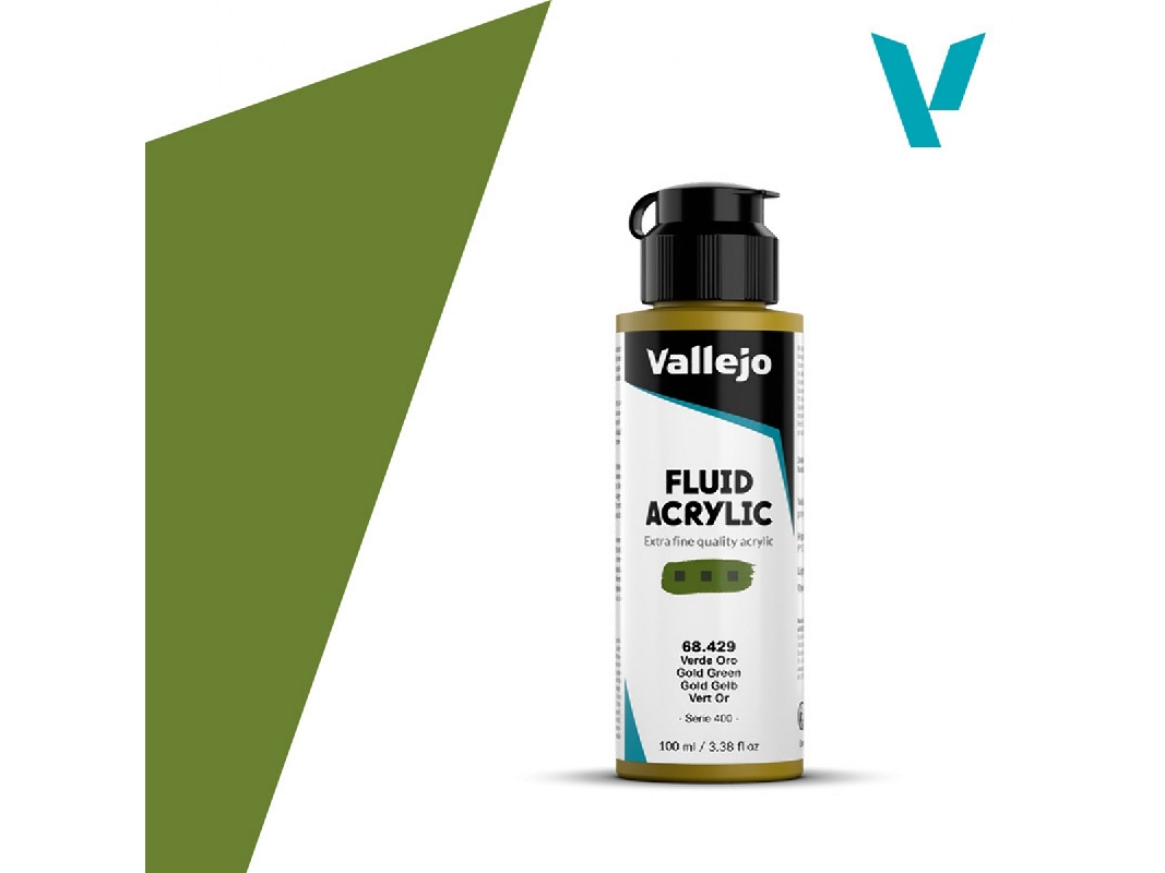 68429 Fluid Acrylic - Gold Green - zdjęcie 1