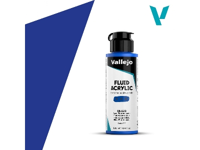 68622 Fluid Acrylic - Fluorescent Blue - zdjęcie 1