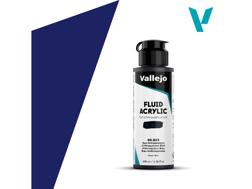 68823 Fluid Acrylic - Anthraquinone Blue - zdjęcie 1