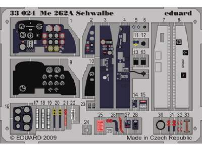  Me 262A Schwalbe S. A. 1/32 - Trumpeter - blaszki - zdjęcie 1