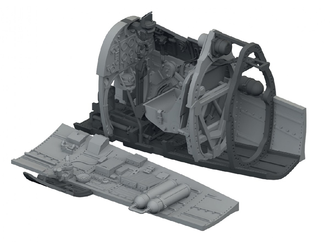 Supermarine Spitfire Mk.Vb - Big Sin Set With Rounded Exhausts (For Eduard Kits) - zdjęcie 1