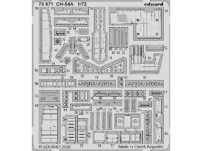 Sikorsky Ch-54 A Tarhe - Pe Parts (For Icm Kits) - zdjęcie 1
