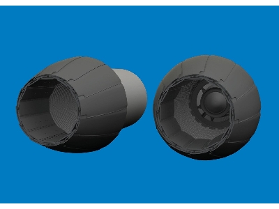 F/A-18 A/C Hornet - Exhaust Nozzles (For Kinetic Kits / 3d-printed) - zdjęcie 2