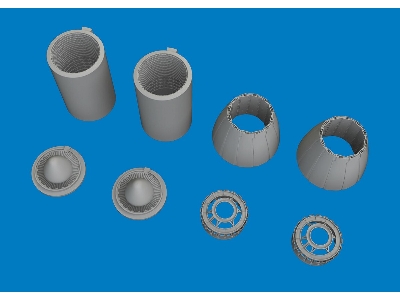 F/A-18 A/C Hornet - Exhaust Nozzles (For Kinetic Kits / 3d-printed) - zdjęcie 3