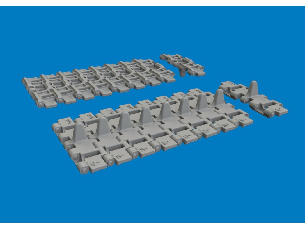 Kv-2 - Tracks Set (For Tamiya Kits / 3d-printed) - zdjęcie 1