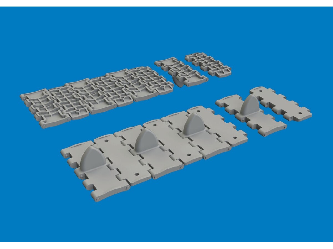 T-34 - Waffle Tracks Set (For Tamiya Kits / 3d-printed) - zdjęcie 1