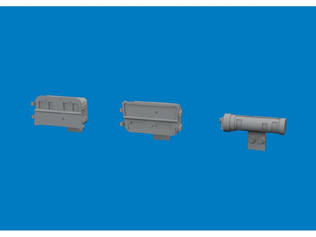 German Wwii Notek Rear Lights (3 X 6 Pcs / 3d-printed) - zdjęcie 1