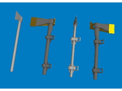 German Wwii Axe (4 Pcs / 3d-printed) - zdjęcie 1