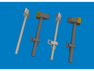 German Wwii Hammer (4 Pcs / 3d-printed) - zdjęcie 1