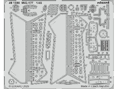 Mig-17 F - Pe Parts (For Kinetic Kits) - zdjęcie 1