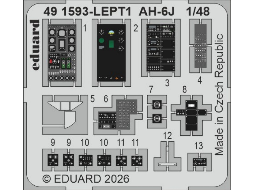 Hughes Ah-6 J - Pe Parts (For Icm Kits) - zdjęcie 1