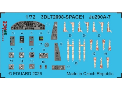 Junkers Ju-290 A-7 - Space Set (For Revell Kits) - zdjęcie 1