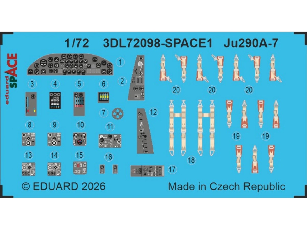 Junkers Ju-290 A-7 - Space Set (For Revell Kits) - zdjęcie 1
