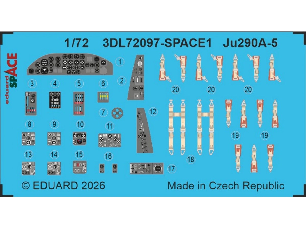 Junkers Ju-290 A-5 - Space Set (For Revell Kits) - zdjęcie 1