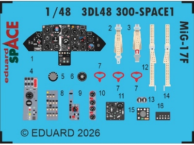 Mig-17 F - Space Set (For Kinetic Kits) - zdjęcie 1