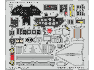 Gloster Meteor Fr.9 - Pe Parts (For Revell Kits) - zdjęcie 1