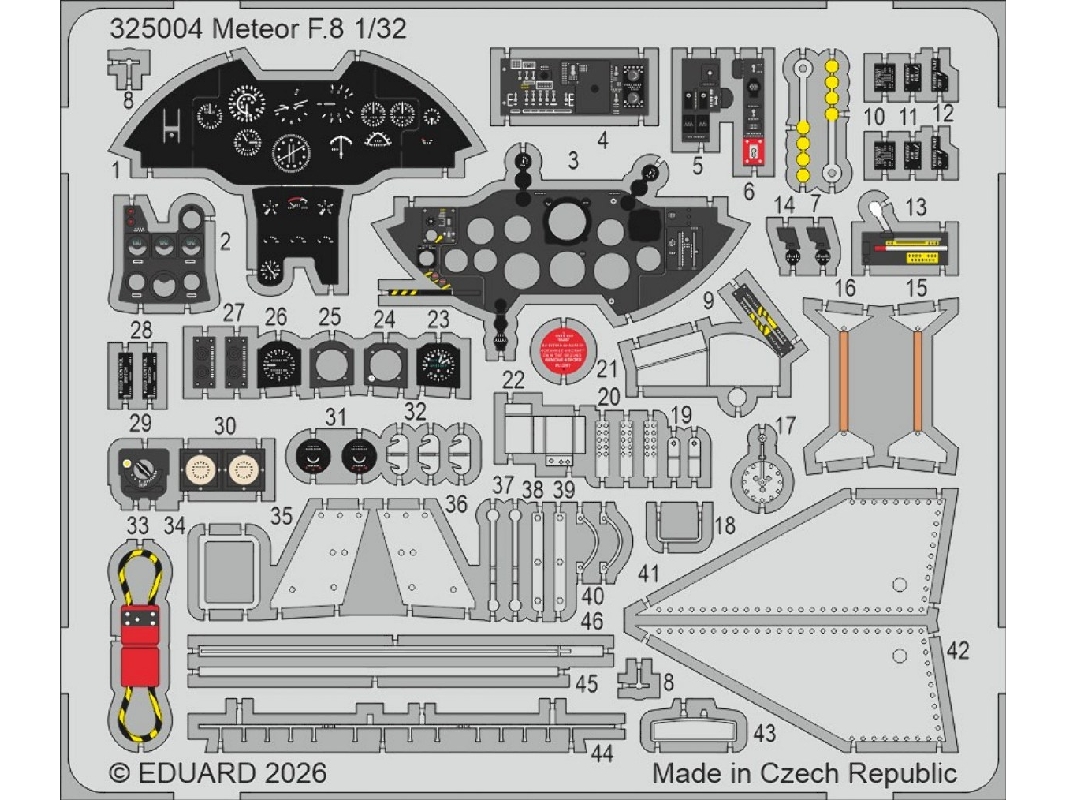 Gloster Meteor F.8 - Pe Parts (For Revell Kits) - zdjęcie 1